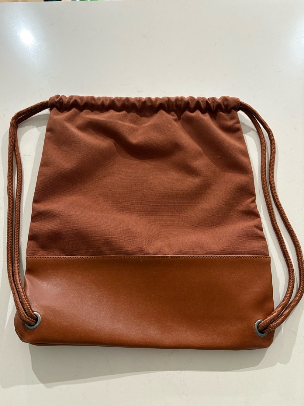 Matt & Nat Brown Drawstring Backpack - Picture 2 of 3